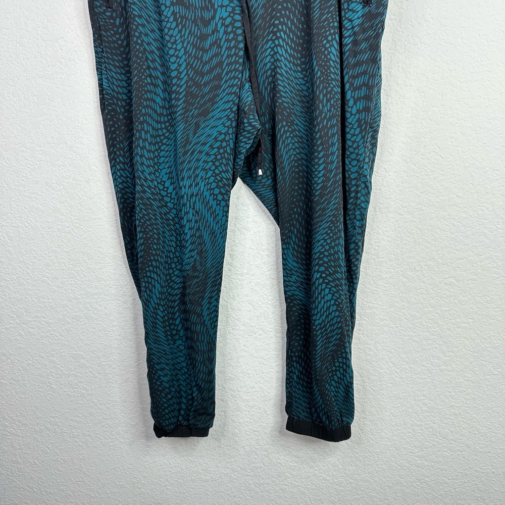 Torrid Pants Womens 2X Black Teal Abstract Drawstring Lounge Boho Relaxed Jogger - Picture 5 of 7